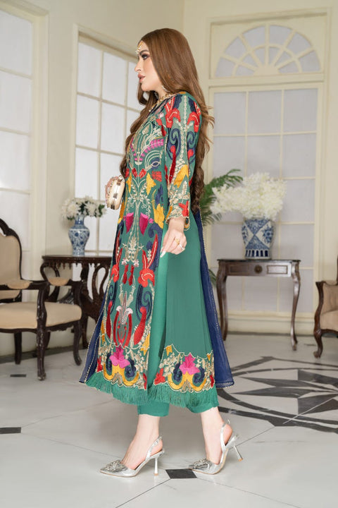 Luxury Formal Ready to Wear Emrboidered Dress by Aleezay 04