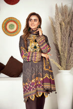Winter Ready to Wear Embroidered Dress with Shawl by Aleezay 04