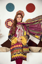 Winter Ready to Wear Embroidered Dress with Shawl by Aleezay 05