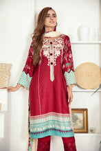 Winter Ready to Wear Embroidered Dress with Shawl by Aleezay 09
