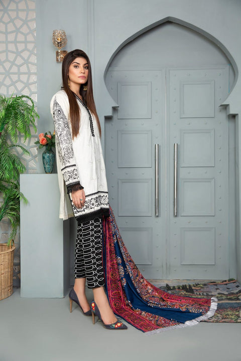 Winter Ready to Wear Embroidered Collection by Aleezay 07