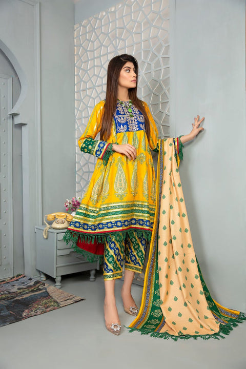Winter Ready to Wear Embroidered Collection by Aleezay 03