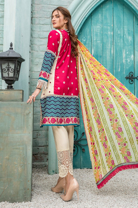 Spring Ready to Wear 3 Pcs Embroidered Collection by Aleezay 03