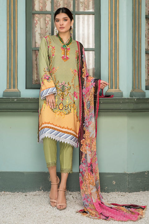 Spring Ready to Wear 3 Pcs Embroidered Collection by Aleezay 05
