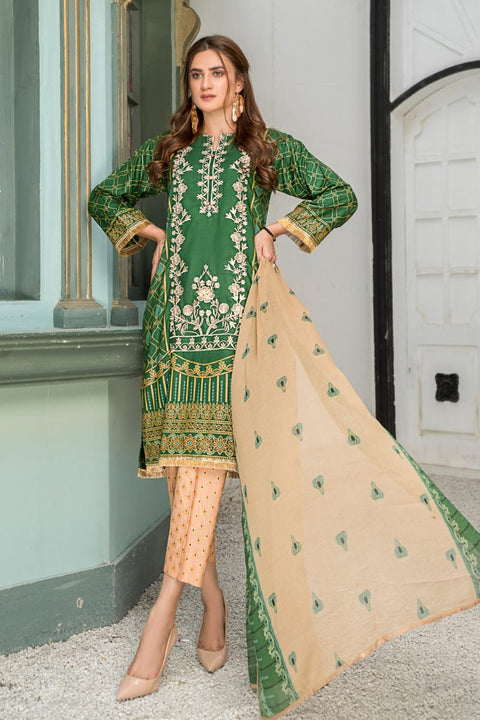Spring Ready to Wear 3 Pcs Embroidered Collection by Aleezay 07