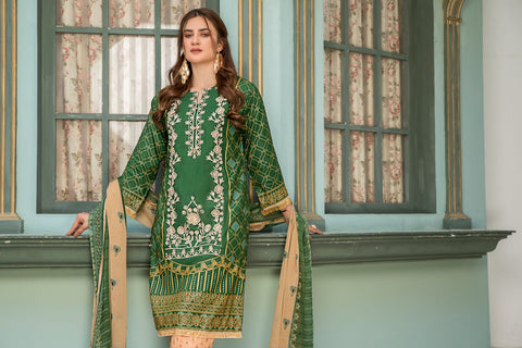 Spring Ready to Wear 3 Pcs Embroidered Collection by Aleezay 07