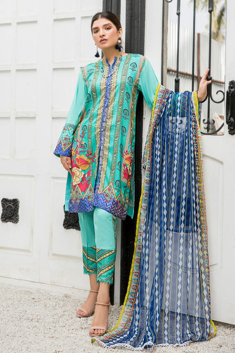 Spring Ready to Wear 3 Pcs Embroidered Collection by Aleezay 15