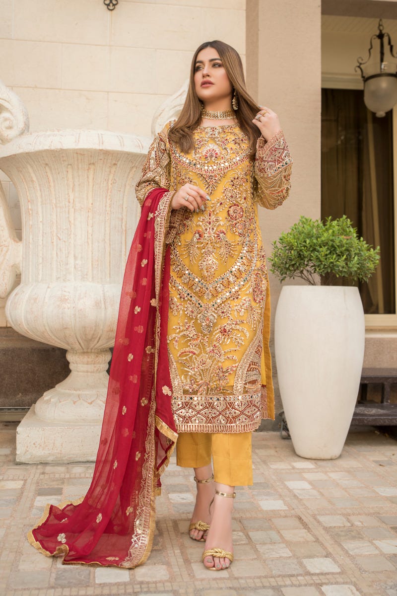 Formal Ready to Wear 3 Pcs Collection by ALeezay 03