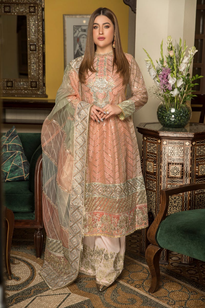 Formal Ready to Wear 3 Pcs Collection by ALeezay 04