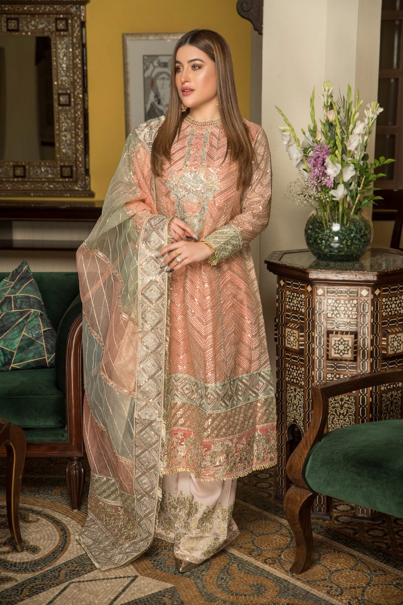 Formal Ready to Wear 3 Pcs Collection by ALeezay 04