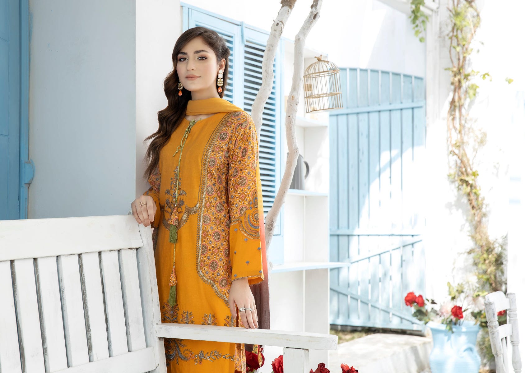 Eid Ready to Wear Embroidered Collection by Mona 02
