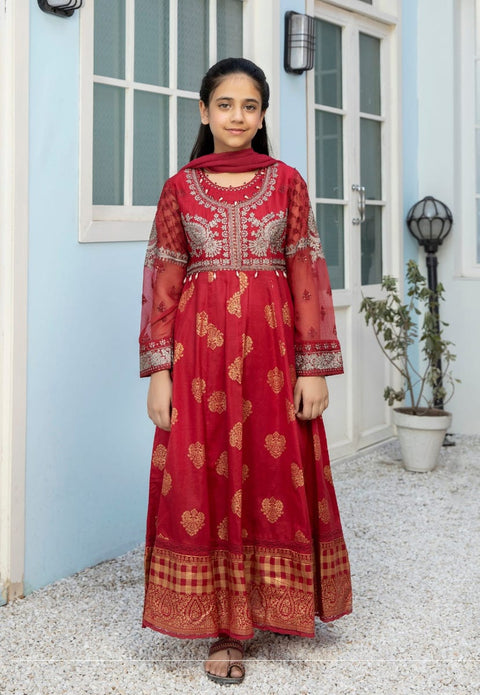 Kids Eid Ready to Wear Embroidered Collection by Mona 02