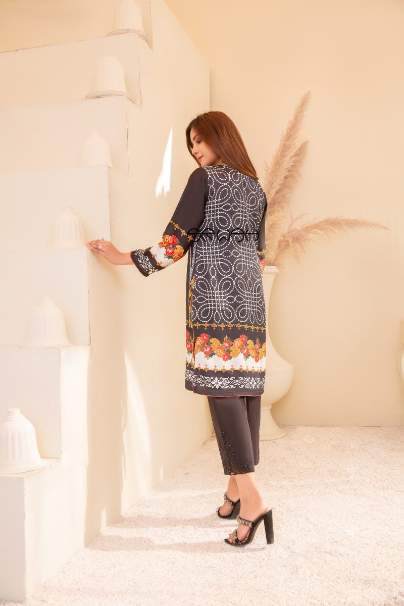 Silk Ready to Wear Kurta by Arwah 02