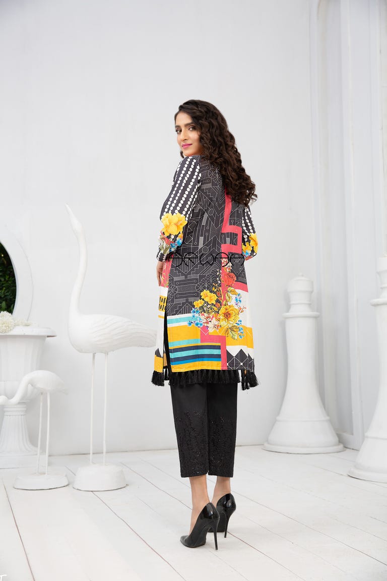 Winter Ready to Wear Embroidered Kurta by Arwah 01