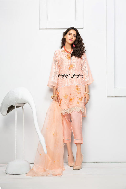 Winter Ready to Wear Embroidered 3 Pcs Dress by Arwah 13