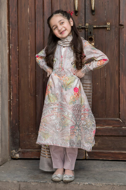 Kids Ready to Wear 3 Pcs Lawn Collection by Arwah 02