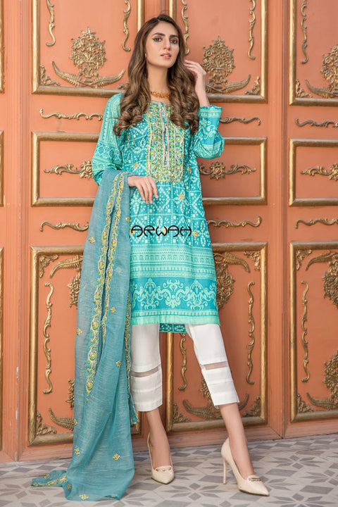 Festive Lawn Ready to Wear Collection by Arwah 05