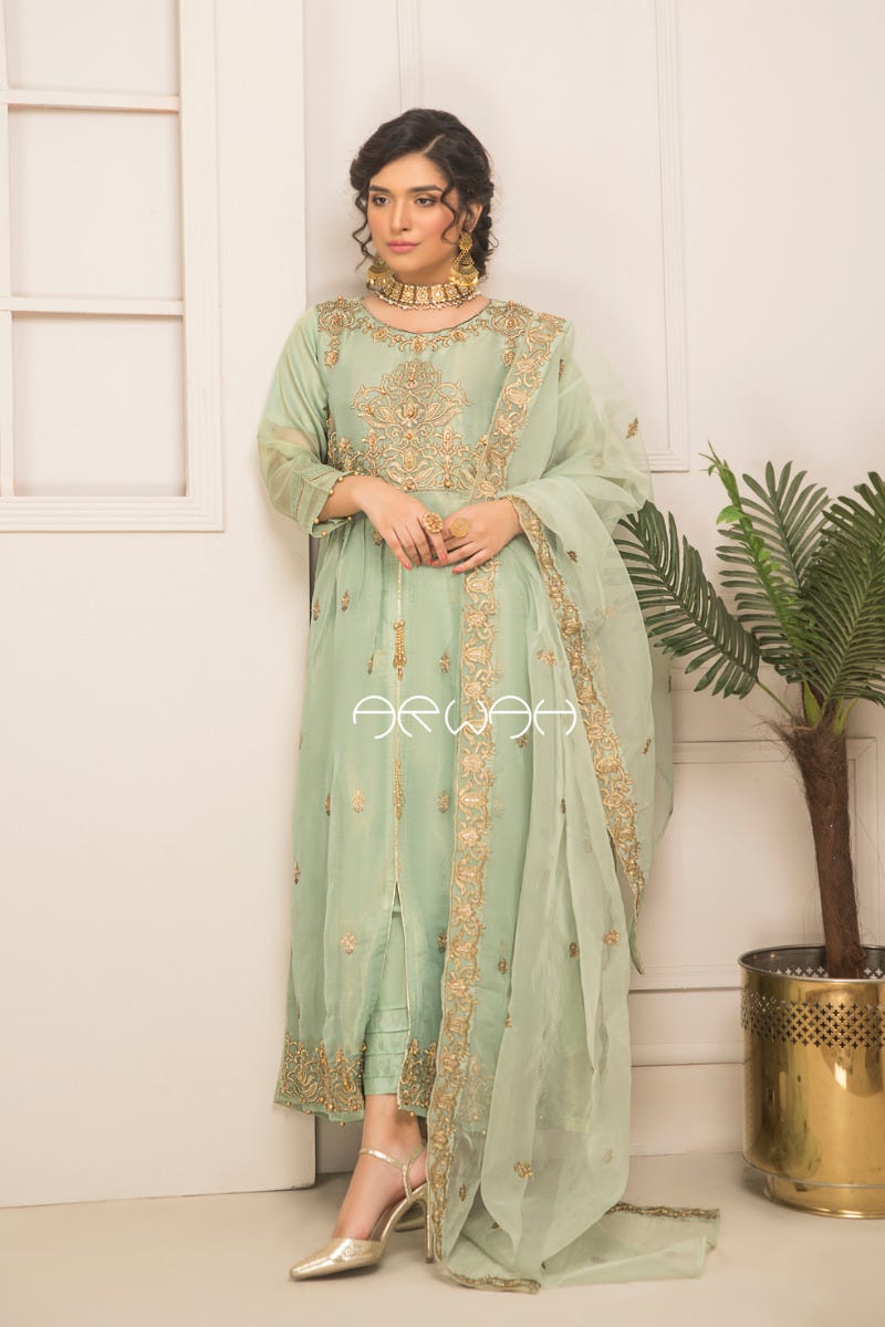 Ready To Wear 3 Pcs Semi Formal Collection by Arwah 5