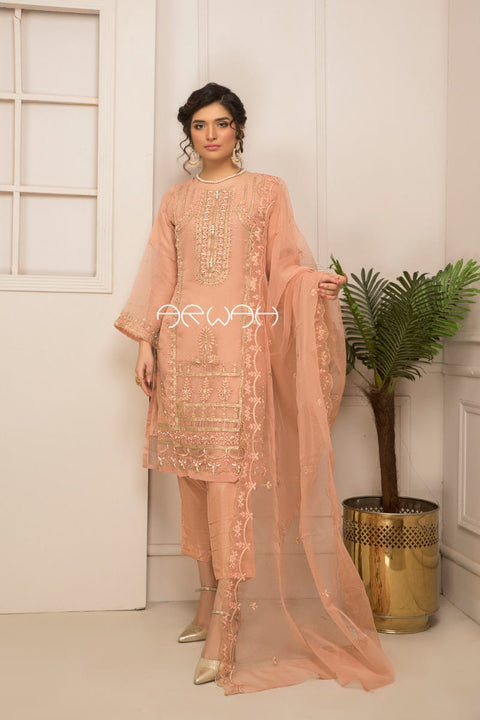 Ready To Wear 3 Pcs Semi Formal Collection by Arwah 02