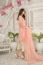 Ready to Wear 3 Pcs Semi Formal Embroidered Dress by Arwah 01