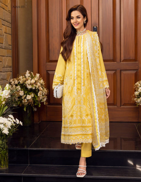 Asim Jofa Luxury Lawn Embroidered Collection 03