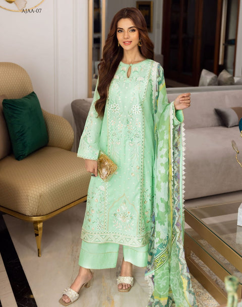 Asim Jofa Luxury Lawn Embroidered Collection 07