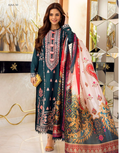 Asim Jofa Luxury Lawn Embroidered Collection 10