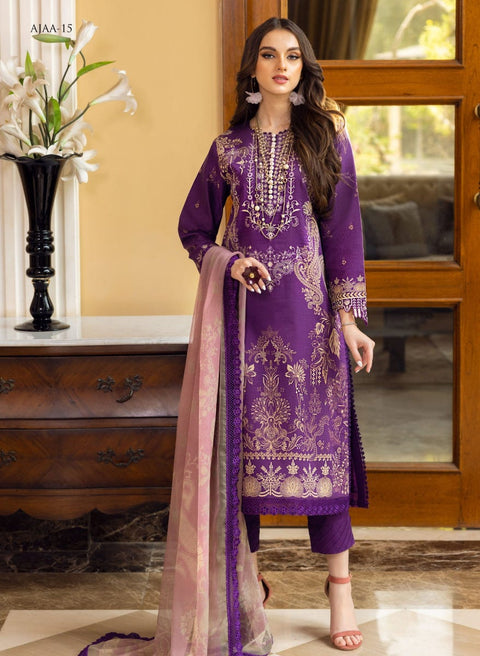 Asim Jofa Luxury Lawn Embroidered Collection 15