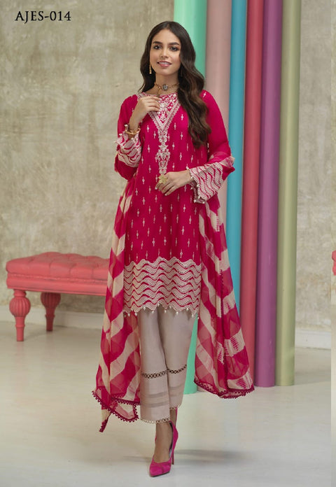 Asim Jofa Ready to Wear 3 Pcs Embroidered Lawn Collection 04