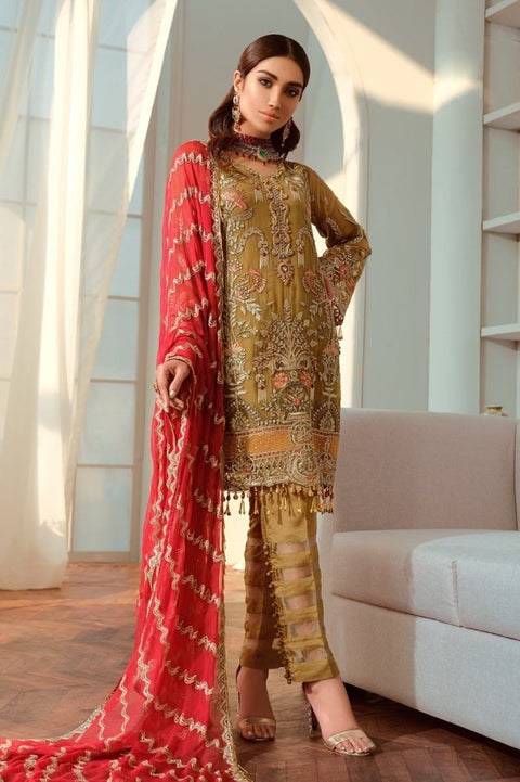 Luxury Chiffon Embroidered Collection by Simrans 08