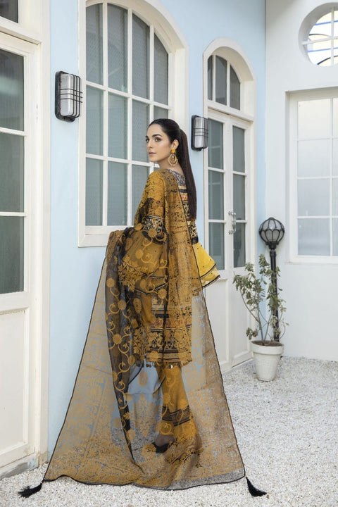 Mona Ready to Wear 3 Pcs Embroidered Lawn Collection 01