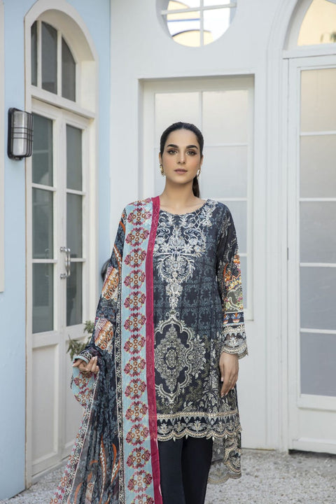 Mona Ready to Wear 3 Pcs Embroidered Lawn Collection 02