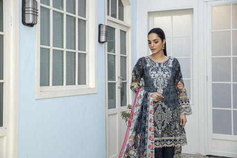 Mona Ready to Wear 3 Pcs Embroidered Lawn Collection 02