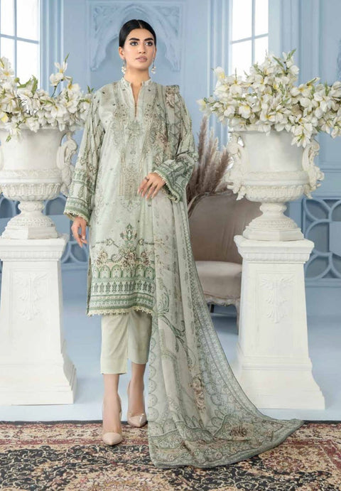 Ready to Wear 3 Pcs Embroidered Lawn with chiffon dopatta 10