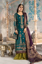 MBROIDERED - Ready to Wear Teal blue, Olive Green and Purple BD-2202