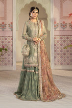 Mbroidered Ready to Wear Pistachio Green and Salmon pink BD-2205