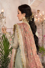 Mbroidered Ready to Wear Pistachio Green and Salmon pink BD-2205
