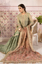 Mbroidered Ready to Wear Pistachio Green and Salmon pink BD-2205
