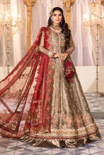 MBROIDERED Ready to Wear Burnt Gold and Maroon BD-2401