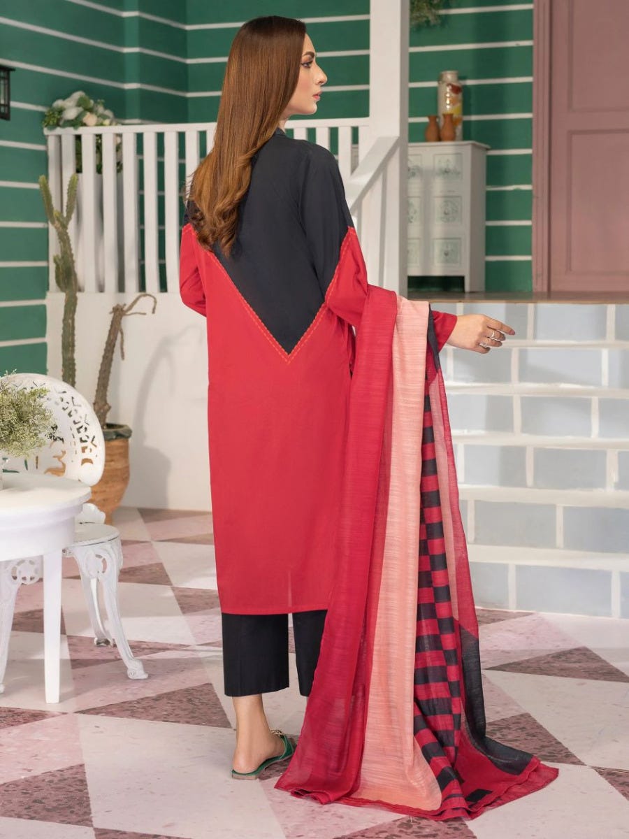 Autumn Ready to Wear Cambric 3 Pcs Dress by Limelight 24