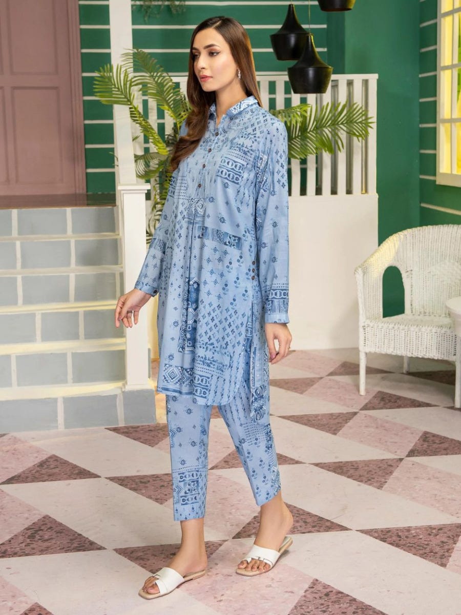 Autumn Ready to Wear Cambric Kurta by Limelight 11