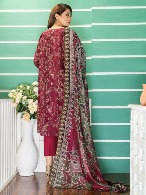 Autumn Ready to Wear Cambric 3 Pcs Dress by Limelight 35
