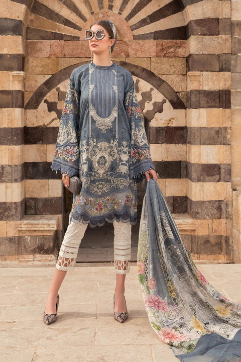 Maria B Luxury Lawn Ready to Wear Collection 15B
