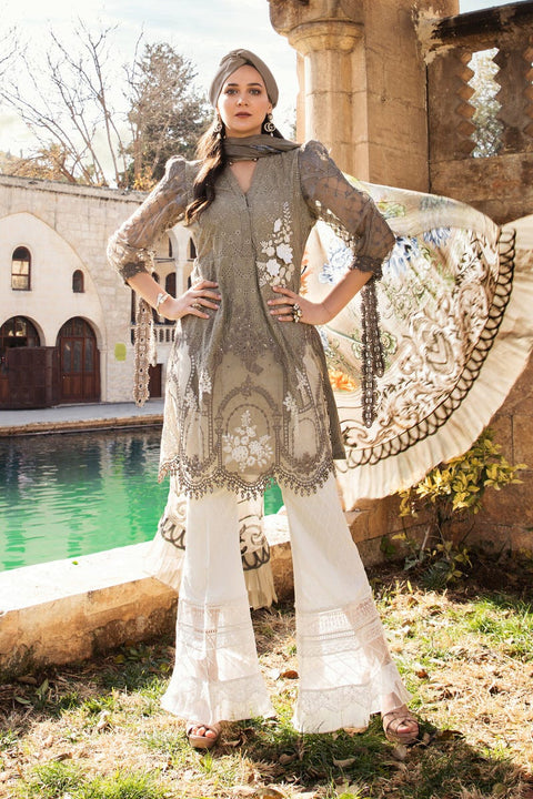 Maria B Luxury Lawn Ready to Wear Collection 1B