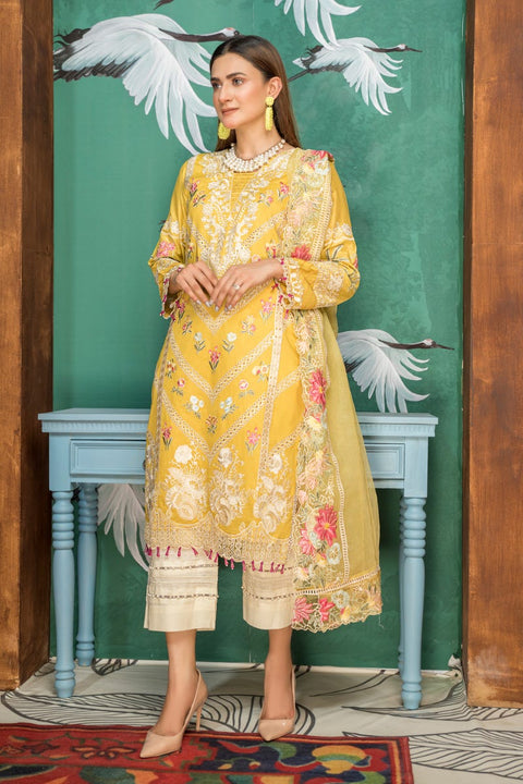 Embroidered Ready to Wear 3 Pcs Lawn Dress by Aabpara 06