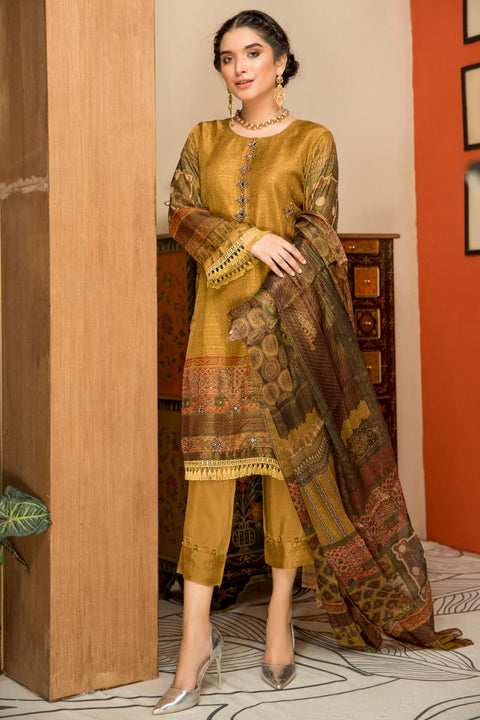 Formal Ready to Wear 3 Pcs Dress by Sakeena Hasan 04