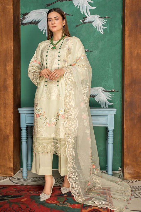 Embroidered Ready to Wear 3 Pcs Lawn Dress by Aabpara 09