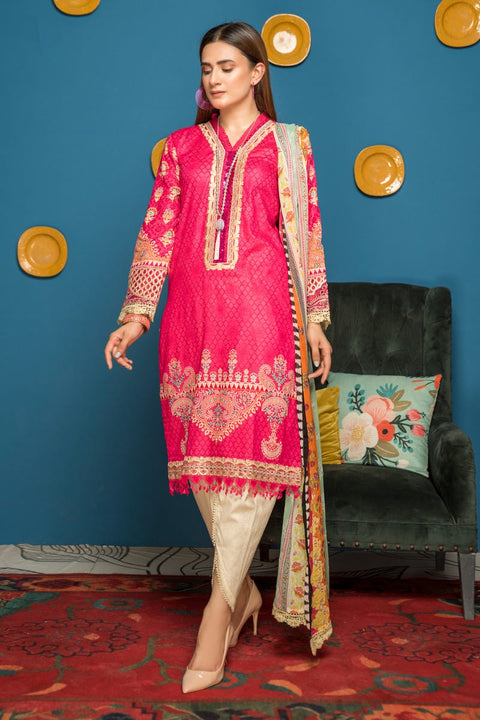 Embroidered Ready to Wear 3 Pcs Lawn Dress by Aabpara 03