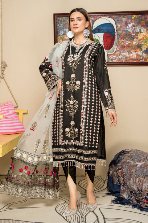Embroidered Ready to Wear 3 Pcs Lawn Dress by Aabpara 04