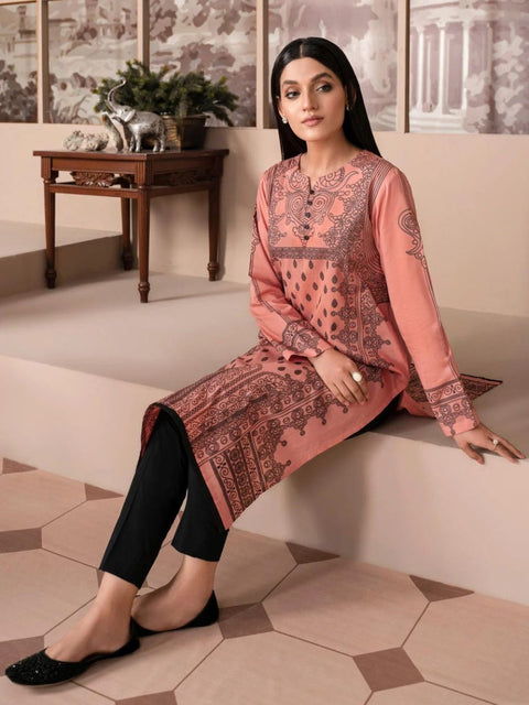 Autumn Ready to Wear Cambric 2 Pcs Limelight Dress 04
